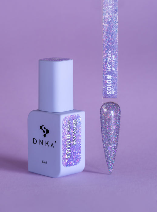 COLOR GEL POLISH "DNKa", 12 ml #0103 FLASH