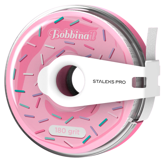 Weißes Wechselfeilenband auf Rolle STALEKS AT mit Klebeschicht, staubgeschützte Rolle, Länge 8 Meter, verschiedene Körnungen - Ivaka Store