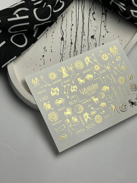 Sticker Water Decal Fg-063, Sternzeichen