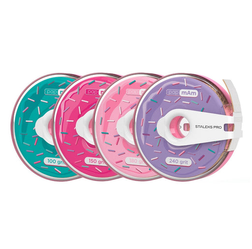 Weißes Wechselfeilenband auf Rolle STALEKS ATC papmAm, staubgeschützte Rolle, Länge 6 Meter, verschiedene Körnungen - Ivaka Store