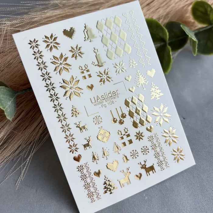 Наклейка 647, Кольоровий френч