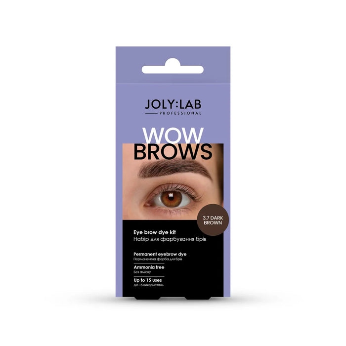JOLY:LAB Augenbrauen-Färbeset „Wow Brows“ 1.0, Dark Brown - Ivaka Store