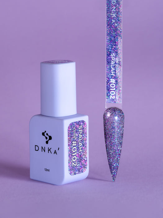 COLOR GEL POLISH "DNKa", 12 ml  #0102 FLASH