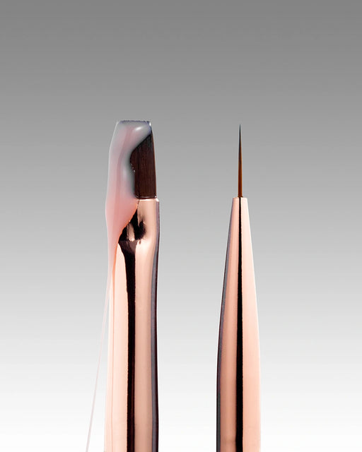 DARK doppelseitiger Pinsel (Liner 11 mm + Gel 9 mm) - Ivaka Store