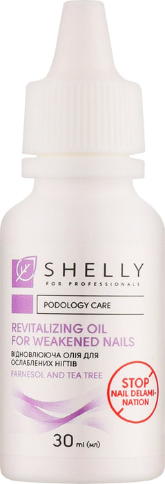 Shelly Revitalizing oil for weakened nails with farnesol and tea tree, 30 ml - Ivaka Store