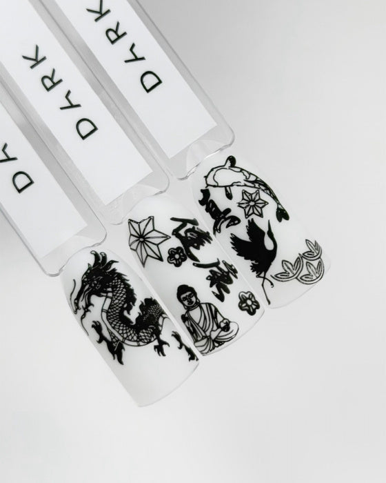 DARK Stamping-Platte 09