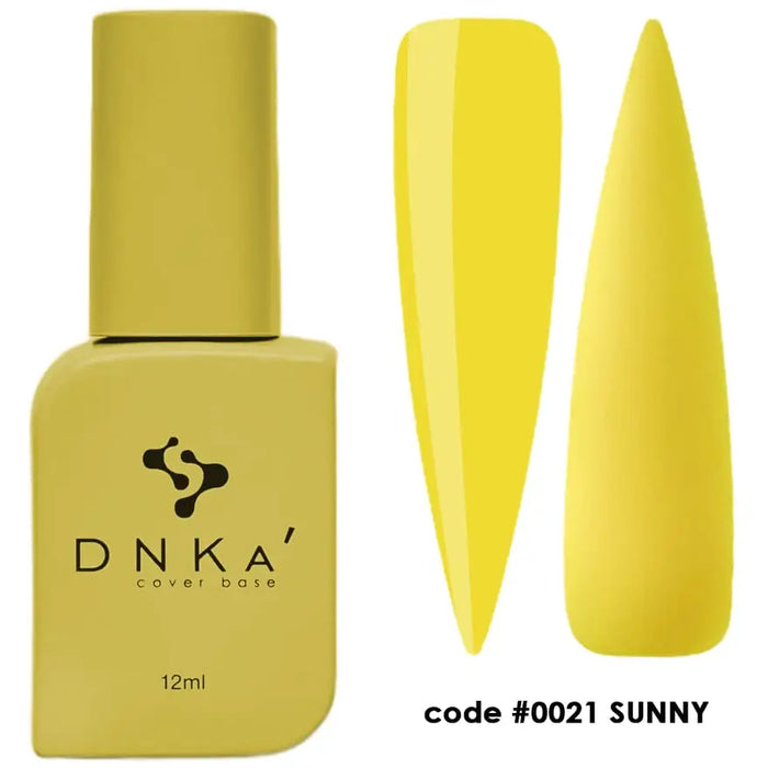 RUBBER BASE FRENCH "DNKa" (cover), 12 ml #0021 Sunny