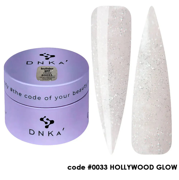 BUILDER GEL "DNKa", 30 ml #0033 HOLLYWOOD GLOW