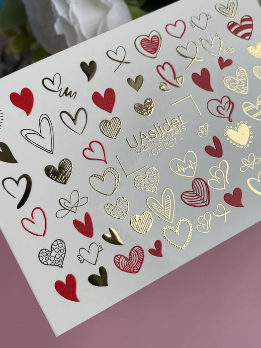 Sticker Water Decal CF-057, Heart