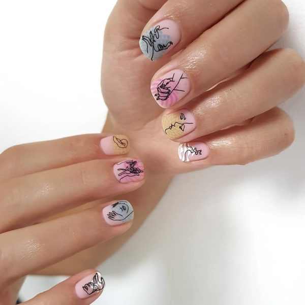 DEMO Taki Da 05 SILHOUETTEN – Große Platte mit DEMO-BLATT - Ivaka Store