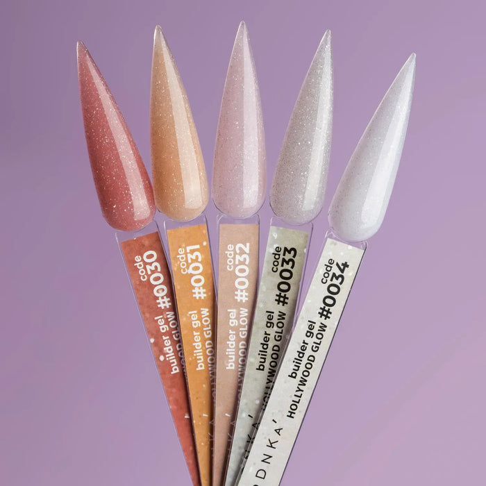 BUILDER GEL "DNKa", 30 ml #0034 HOLLYWOOD GLOW - Ivaka Store