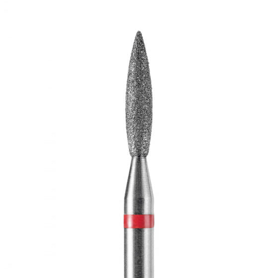 DARK Diamant-Fräser Spitze Flamme 2,3 × 10 mm (Rot)