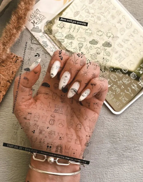 DEMO Taki Da 22 HERBST IM WALD – Große Platte mit DEMO-BLATT