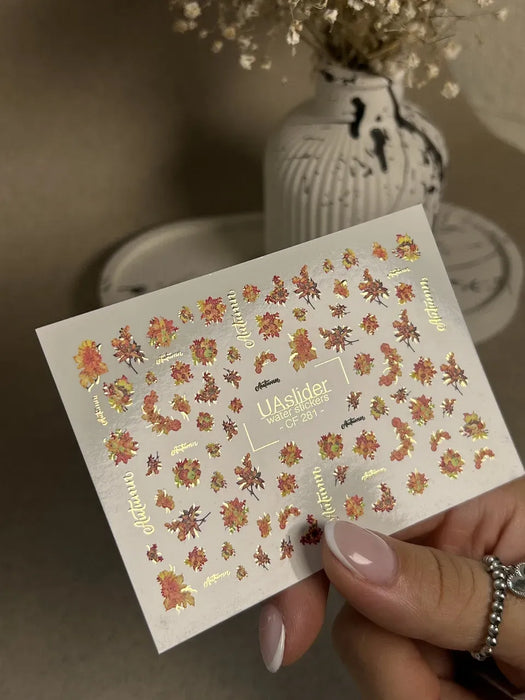 Sticker 281, Blumensträuße und Blätter