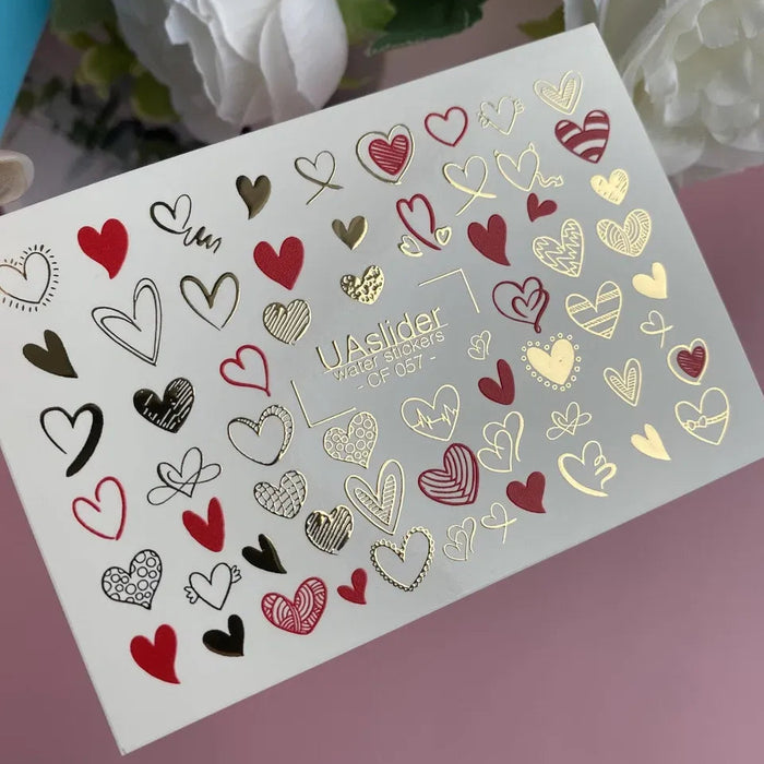 Sticker Water Decal CF-057, Heart