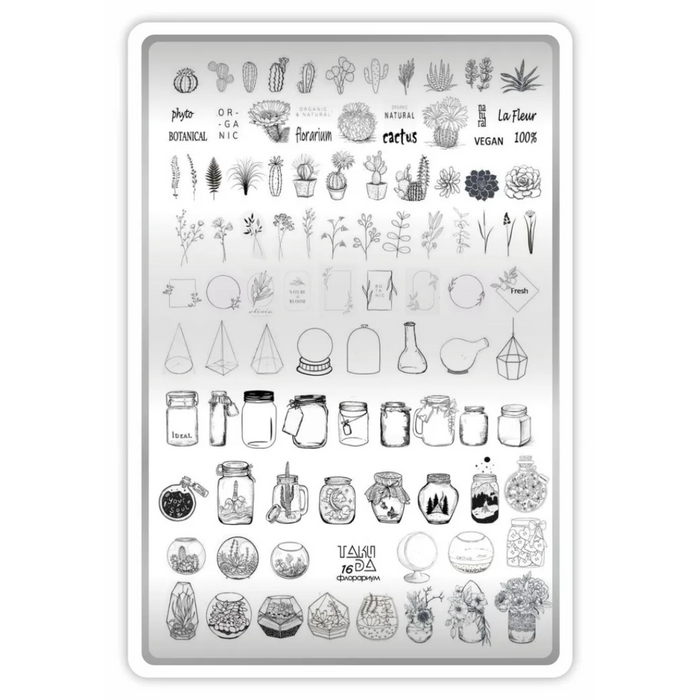 DEMO Taki Da 16 FLORA – Große Platte mit DEMO-BLATT