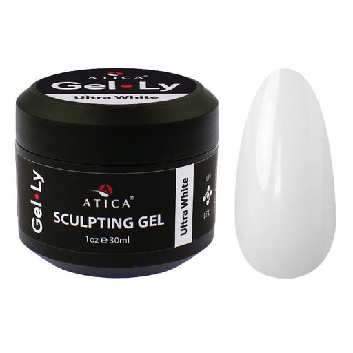ATICA GEL-LY Sculpting Gel Competition White, 30 ml - Ivaka Store