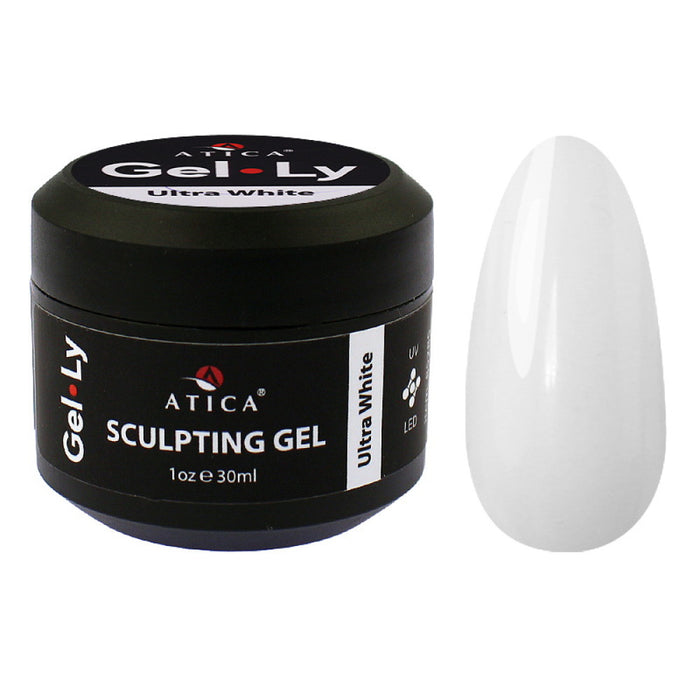 ATICA GEL-LY Sculpting Gel Competition White, 30 ml - Ivaka Store