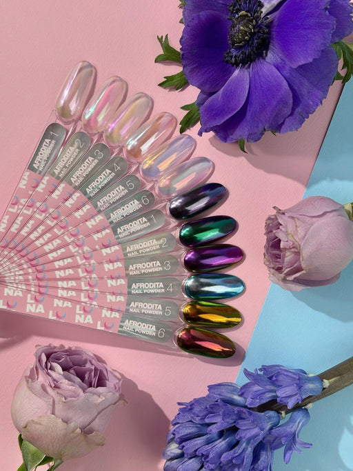 Lunamoon Afrodita Nail Powder Set (6 Stück) - Ivaka Store