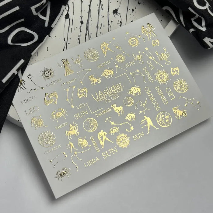 Sticker Water Decal Fg-063, Sternzeichen