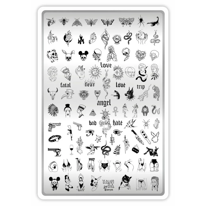 DEMO Taki Da 21 FATUM  – Große Platte mit DEMO-BLATT