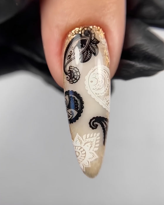 DARK Stamping-Platte "India"