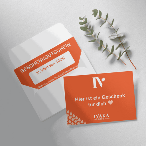 100 € Geschenkgutschein für Nagelprodukte – Das perfekte Geschenk! - Ivaka Store