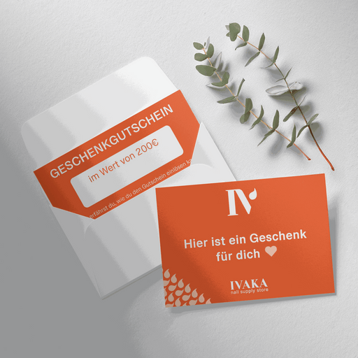 200 € Geschenkgutschein für Nagelprodukte – Das perfekte Geschenk! - Ivaka Store
