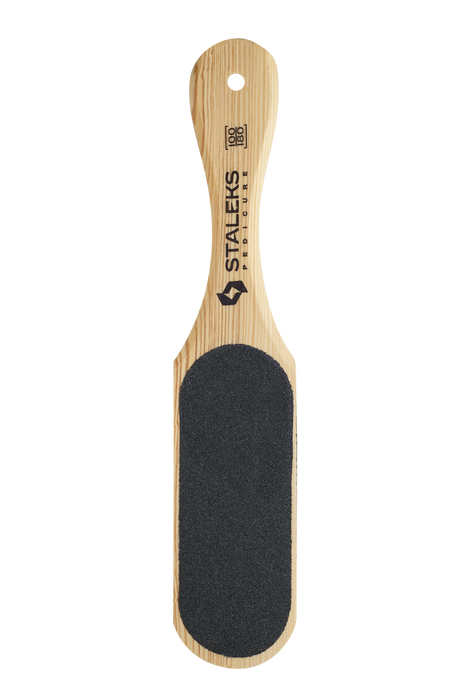 Pediküre Hornhautfeile mit Erlenholzgriff STALEKS ABC-10/1, doppelseitig, 100/180 Grit - Ivaka Store