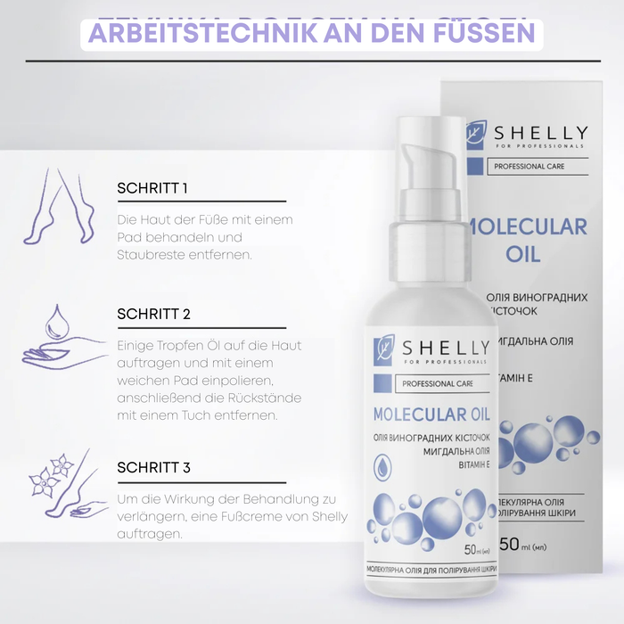 Shelly Molecular oil for skin polishing, 50 ml - Ivaka Store