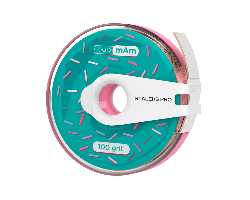 Weißes Wechselfeilenband auf Rolle STALEKS ATC papmAm, staubgeschützte Rolle, Länge 6 Meter, verschiedene Körnungen - Ivaka Store
