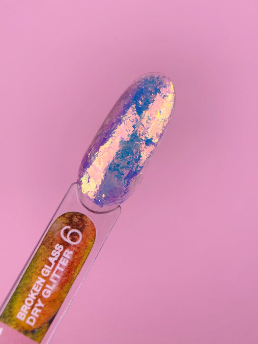 Lunamoon Broken Glass Dry Glitter Set (6 Stück) - Ivaka Store