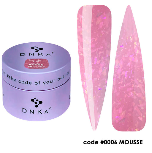 BUILDER GEL MOUSSE "DNKa", 30 ml #0006 - Ivaka Store