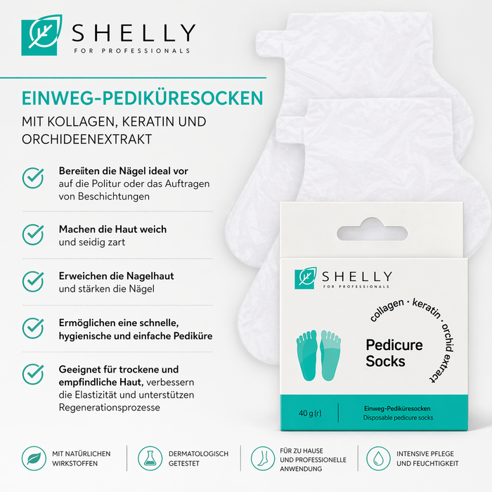 Shelly Einweg-Pediküresocken Shelly, 1 Paar - Ivaka Store