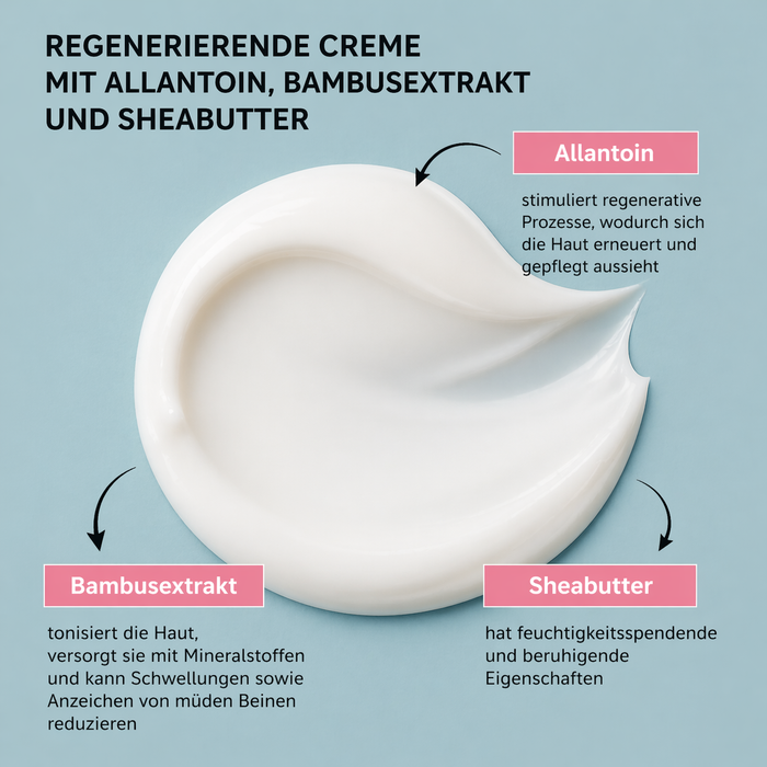 Shelly Regenerating foot cream with allantoin, bamboo extract and shea butter, 45 ml / 250 ml / 500 ml (Kopie) - Ivaka Store