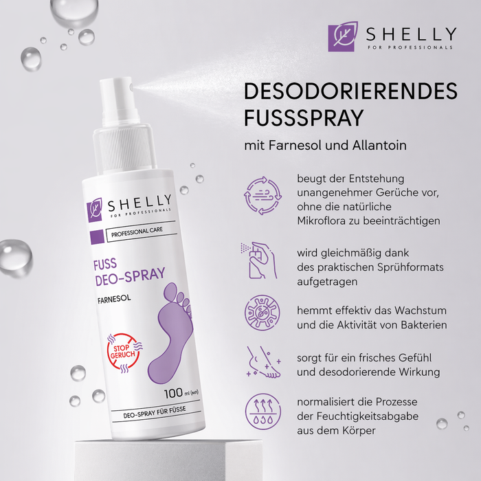 Shelly Feet deodorant with farnesol, 100 ml - Ivaka Store