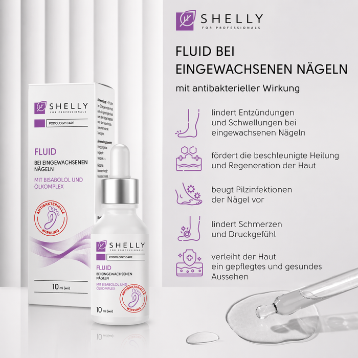 Shelly Fluid for ingrown toenails with bisabolol and oil complex, 10 ml - Ivaka Store