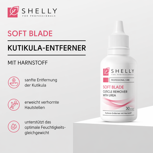 Shelly Cuticle remover with urea Soft Blade, 30 ml - Ivaka Store