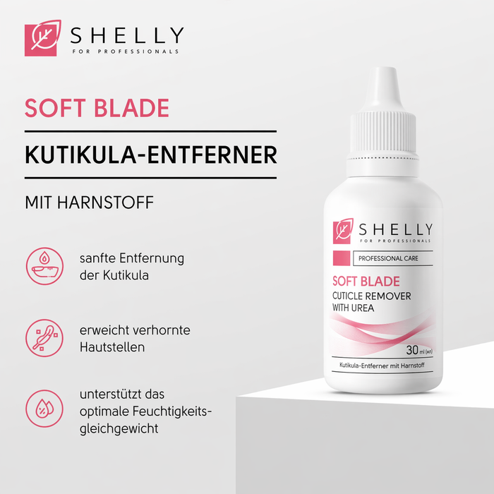 Shelly Cuticle remover with urea Soft Blade, 30 ml - Ivaka Store