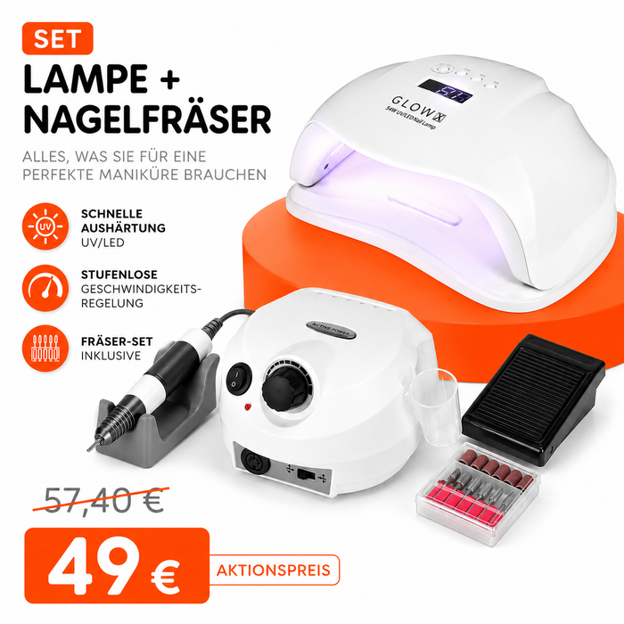 Starter-Set: UV/LED-Lampe & Nagelfräser