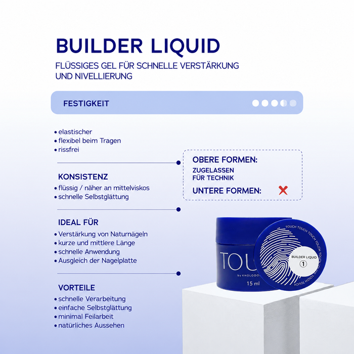 TOUCH Builder liquid 15ml, 02
