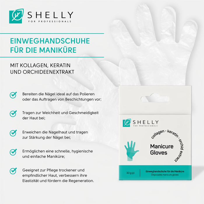 Shelly Einweghandschuhe für die Maniküre, 1 Paar - Ivaka Store