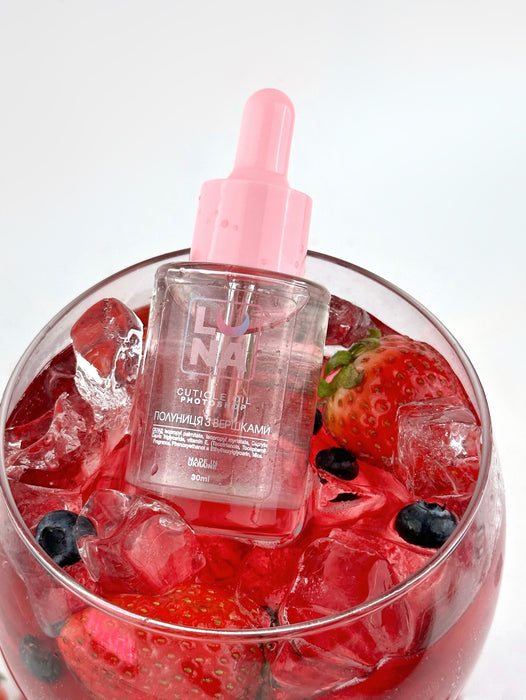 Lunamoon Dry Nagelhautöl Erdbeere mit Sahne, 30 ml - Ivaka Store