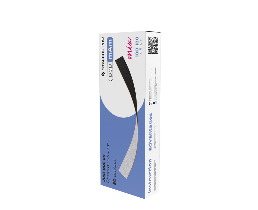 Doppelseitige Wechselfeilenblätter STALEKS EXPERT papmAm DFCEMIX-22, Packung 50 Stück, 100/180 Grit - Ivaka Store
