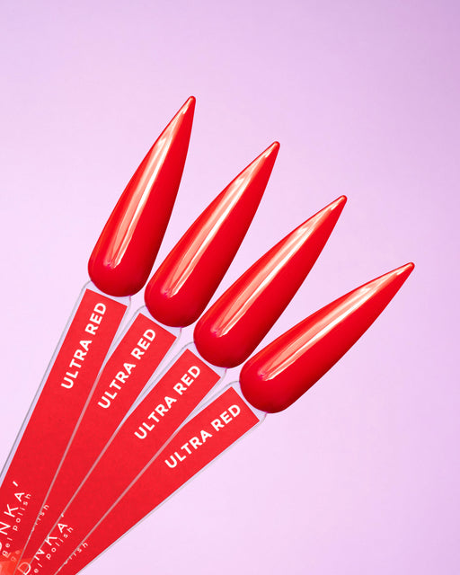 COLOR GEL POLISH "DNKa", 12 ml ULTRA RED - Ivaka Store