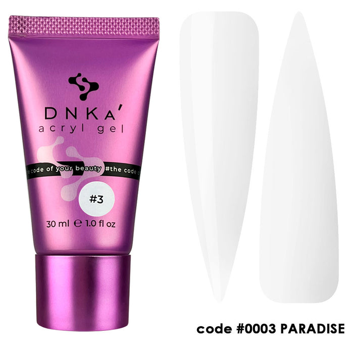 ACRYL GEL (tube) "DNKa", 30 ml #0003 Paradise