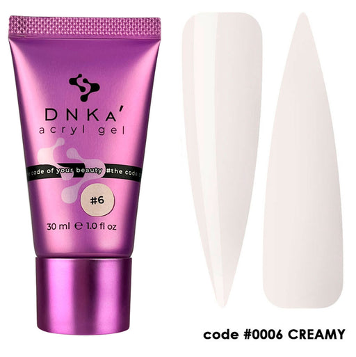 ACRYL GEL (tube) "DNKa", 30 ml #0006 Creamy - Ivaka Store