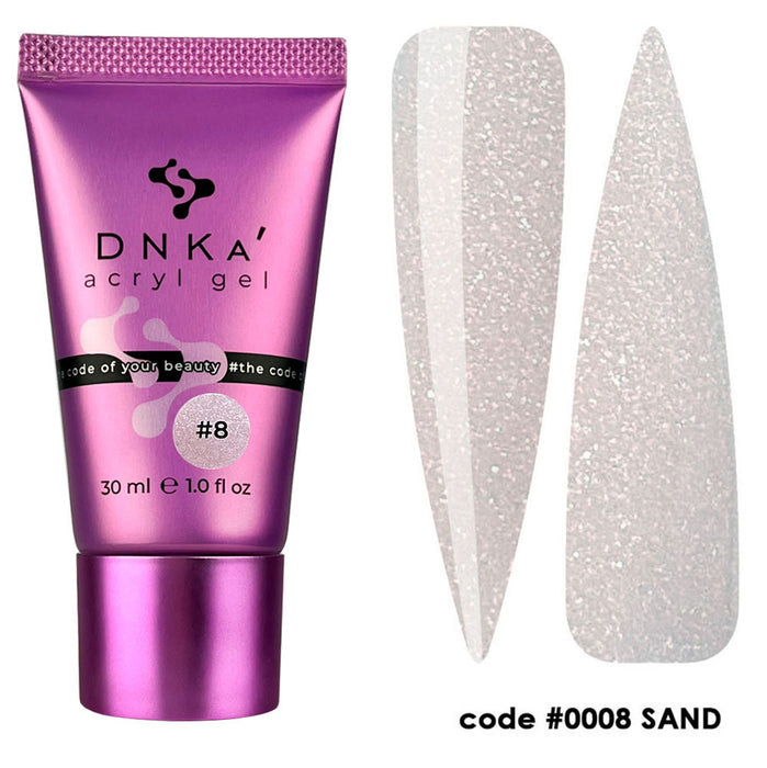 ACRYL GEL (tube) "DNKa", 30 ml #0008 Sand - Ivaka Store