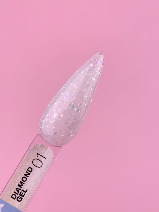 Lunamoon Diamond Gel nr1 15ml - Ivaka Store