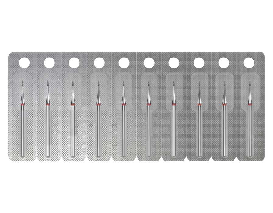 Diamant-Fräser “Flamme mini” 1,0 mm, FA12R010/3 - Ivaka Store